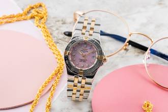 Thumbnail von Breitling Starliner Diamond MOP Dial Stahl / Gold Quarz Damenuhr B71340 B&P 2006