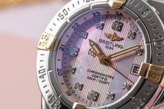 Thumbnail von Breitling Starliner Diamond MOP Dial Stahl / Gold Quarz Damenuhr B71340 B&P 2006