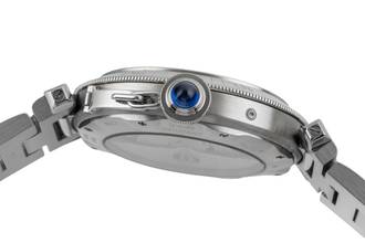 Thumbnail von Cartier Pasha GMT Power Reserve Automatik Stahl Herrenuhr Ref. W31037H3 2388