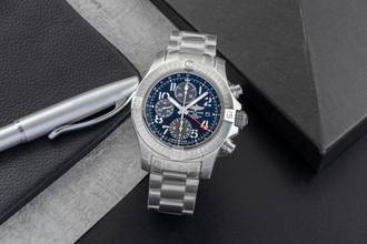 Thumbnail von Breitling Avenger Chronograph GMT 45 Automatik Ref. A24315101B1A1 B&P New