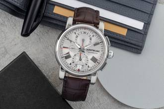 Thumbnail von Montblanc 4810 Chronograph Stahl Automatik Herrenuhr Ref. MB 102378 7104 B&P