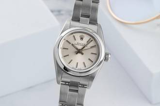 Thumbnail von Rolex Oyster Perpetual Silver Dial Edelstahl Automatik Damen Ref. 76080 Y-Serie