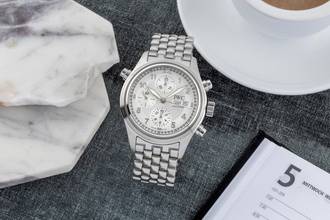 Thumbnail von IWC Fliegeruhr Doppelchronograph Flieger Doppelchronograph Edelstahl Automatik Rattrapante Ref. IW371301 Box