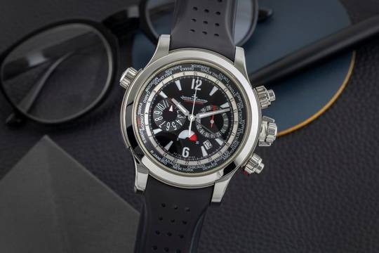 Jaeger-LeCoultre Master Compressor Chronograph Stahl / Titan Q1768470 B&P 2007
