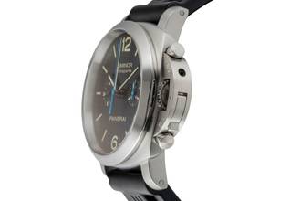 Thumbnail von Panerai Luminor 1950 Chronograph Rattrapante Stahl Automatik Ref. PAM00362 B&P