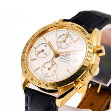 Thumbnail von Omega Speedmaster Chrono Date 39 Yellowgold – 1750043 – like NEW – approx. 1999