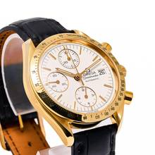Thumbnail von Omega Speedmaster Chrono Date 39 Yellowgold – 1750043 – like NEW – approx. 1999