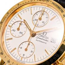 Thumbnail von Omega Speedmaster Chrono Date 39 Yellowgold – 1750043 – like NEW – approx. 1999