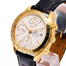 Thumbnail von Omega Speedmaster Chrono Date 39 Yellowgold – 1750043 – like NEW – approx. 1999