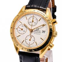 Thumbnail von Omega Speedmaster Chrono Date 39 Yellowgold – 1750043 – like NEW – approx. 1999