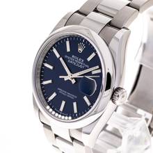 Thumbnail von Rolex Datejust 36 Blue Oyster – 126200 – like NEW – 2023 Full Set