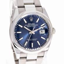 Thumbnail von Rolex Datejust 36 Blue Oyster – 126200 – like NEW – 2023 Full Set