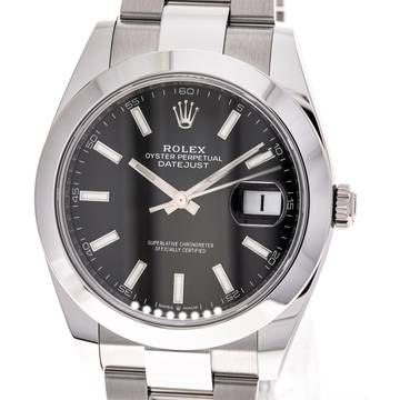 Rolex Datejust 41 Black Oyster – 126300 – NEW & Unworn – 2026 Full Set