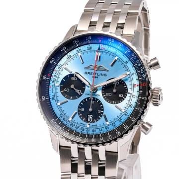 Breitling Navitimer B01 Chrono 43 Ice Blue – AB0138241C1A1 – NEW & Unworn – 06/2026 Full Set
