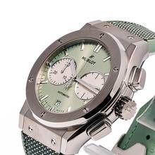 Thumbnail von Hublot Classic Fusion Chronograph Chrono Titanium Sage Green – 521.NX.891G.NR – NEW & Unworn – 2026 Full Set