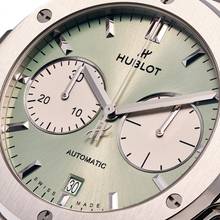 Thumbnail von Hublot Classic Fusion Chronograph Chrono Titanium Sage Green – 521.NX.891G.NR – NEW & Unworn – 2026 Full Set