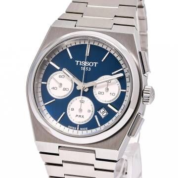 Tissot PRX Automatic Chrono 42 Blue – T137.427.11.041.00 – like NEW – 03/2023 Full Set