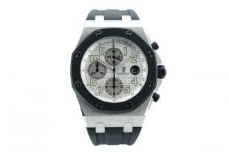 Thumbnail von Audemars Piguet Royal Oak Offshore Chronograph Rubberclad - 42MM - German Papers - Fresh Service At AP Service Center - New Bezel & Pushers - New Strap - 25940SK.OO.D002CA.02.A 2007