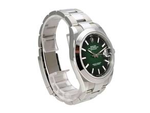 Thumbnail von Rolex Datejust 41 Ref. 126300 Edelstahl Green Ombre Oyster-Band
