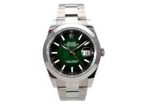Thumbnail von Rolex Datejust 41 Ref. 126300 Edelstahl Green Ombre Oyster-Band