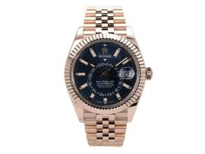 Thumbnail von Rolex Sky-Dweller Everose-Gold Ref. 336935 Blau Jubile-Band