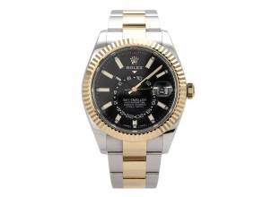 Thumbnail von Rolex Sky-Dweller Edelstahl / Gelbgold Ref. 326933 schwarzes Zifferblatt