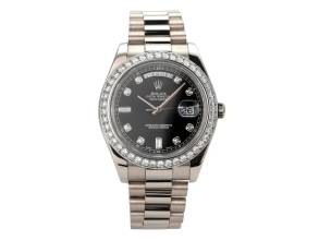 Thumbnail von Rolex Day-Date II Weißgold 218239 Schwarz DIA