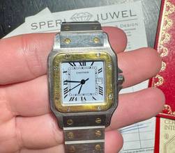 Thumbnail von Cartier Santos Carrée | 2961 | orig. Certificate 1988 | Service 2025
