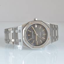 Thumbnail von Audemars Piguet Royal Oak 14100ST 36MM black dial automatic very rare TOP Condition 1981