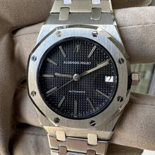 Thumbnail von Audemars Piguet Royal Oak 14100ST 36MM black dial automatic very rare TOP Condition 1981