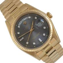 Thumbnail von Rolex Day-Date 36 1803 President Factory Grey diamonds dial yellow gold 18KT Full Set