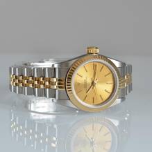 Thumbnail von Rolex Oyster Perpetual 26 67193 26MM Champagne dial Full Set TOP Condition