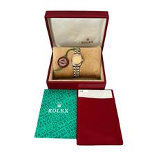 Thumbnail von Rolex Oyster Perpetual 26 67193 26MM Champagne dial Full Set TOP Condition
