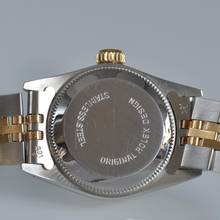 Thumbnail von Rolex Oyster Perpetual 26 67193 26MM Champagne dial Full Set TOP Condition