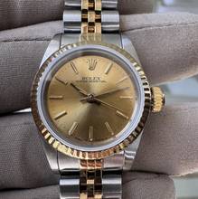 Thumbnail von Rolex Oyster Perpetual 26 67193 26MM Champagne dial Full Set TOP Condition