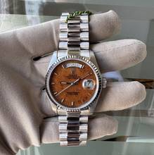 Thumbnail von Rolex Day-Date 36 18039 President wood dial white gold 18KT Full Set TOP Condition