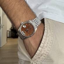 Thumbnail von Rolex Day-Date 18039 President wood dial white gold 18KT Full Set TOP Condition