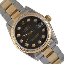 Thumbnail von Rolex Datejust 31 68273 Medium 31MM black diamonds dial Full Set