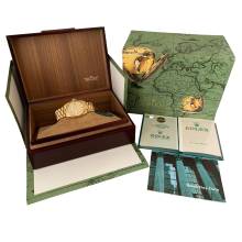 Thumbnail von Rolex Day-Date 36 1803 President Linen dial yellow gold 18KT Full Set TOP Condition