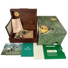 Thumbnail von Rolex Datejust 36 16018 President black dial Full Set TOP Condition 1986