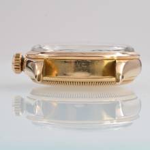 Thumbnail von Rolex Oyster Perpetual 34 6284 green enamel dial rose gold 18KT very rare 1957