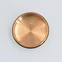 Thumbnail von Rolex Oyster Perpetual 34 6284 green enamel dial rose gold 18KT very rare 1957