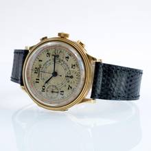 Thumbnail von Eberhard & Co. Extra-Fort Pre-Extrafort Tri-compax Oversize Gelbgold 18KT sehr selten 1937