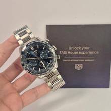 TAG Heuer Carrera Chrono Calibre Heuer02 Blau Keramik 44mm Automatik Vollständig