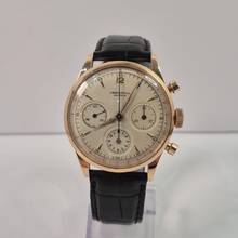 Thumbnail von Universal Genève Compax Vintage Chronograph Bi Compax Roségold 38mm Handaufzug