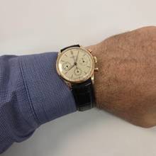 Thumbnail von Universal Genève Compax Vintage Chronograph Bi Compax Roségold 38mm Handaufzug