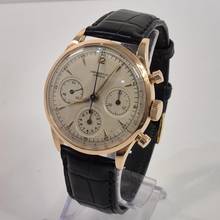 Thumbnail von Universal Genève Compax Vintage Chronograph Bi Compax Roségold 38mm Handaufzug