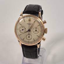 Thumbnail von Universal Genève Compax Vintage Chronograph Bi Compax Roségold 38mm Handaufzug