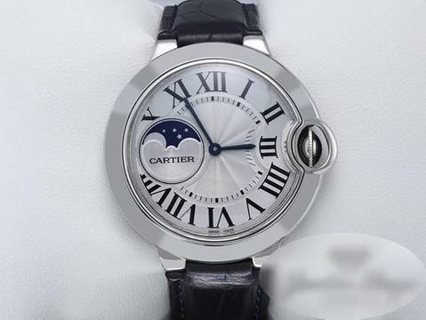  Cartier Ballon Bleu 37mm Wsbb0020 2019 Edelstahl Mondphase Automatik Stahl 