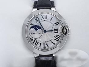 Thumbnail von Cartier Ballon Bleu 37mm Wsbb0020 2019 Edelstahl Mondphase Automatik Stahl